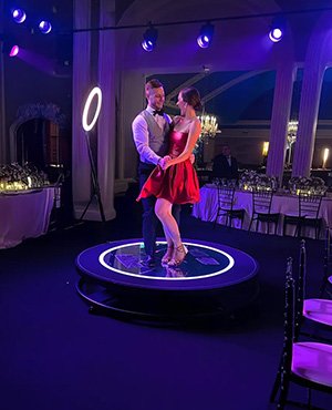 Servicio de photobooth 360 para bodas