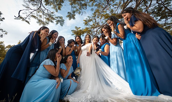 Historia de boda de Jefferson y Lia